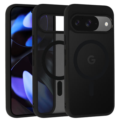 Husa Full mat Mag pentru Google Pixel 9/9 Pro Negru
