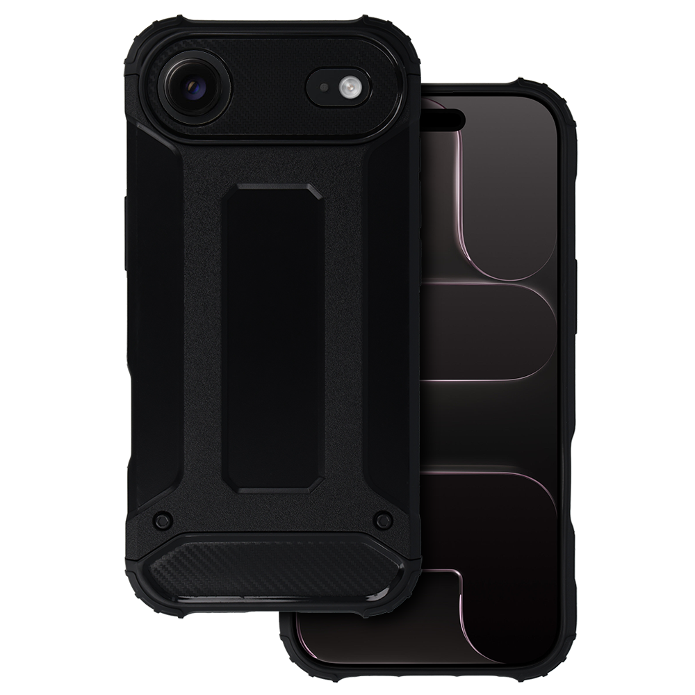 Husa Armor Carbon pentru iPhone 17 Air Negru