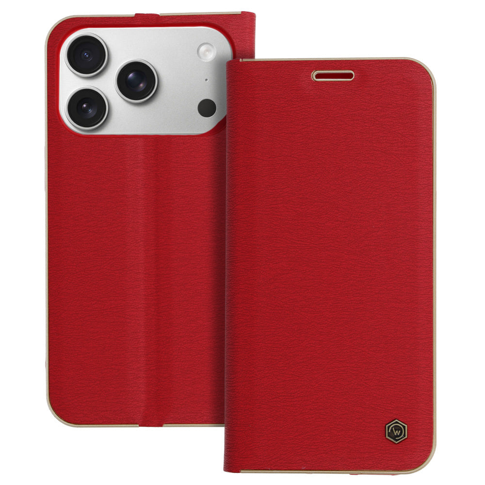 Husa Wonder Frame pentru iPhone 17 Pro Max Rosu