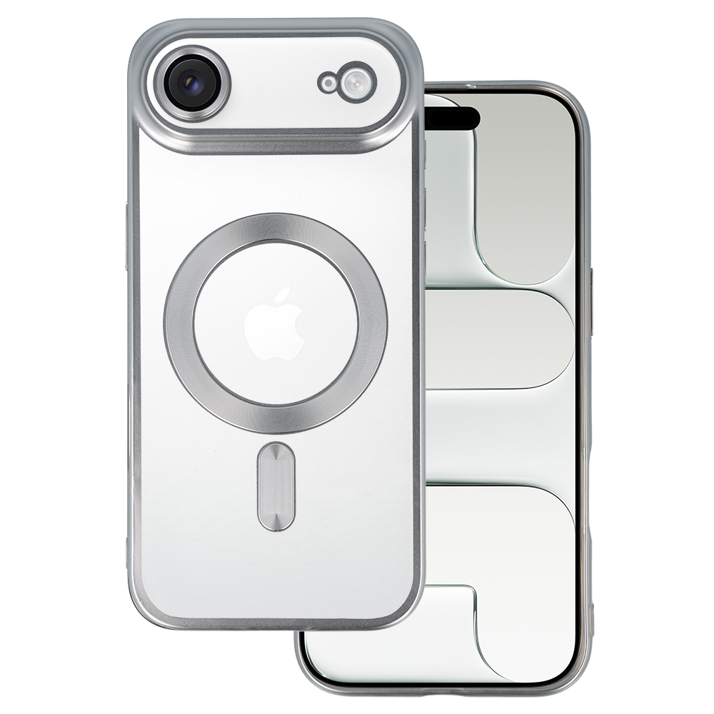 Husa Metallic Magsafe pentru iPhone 17 Air Argintiu