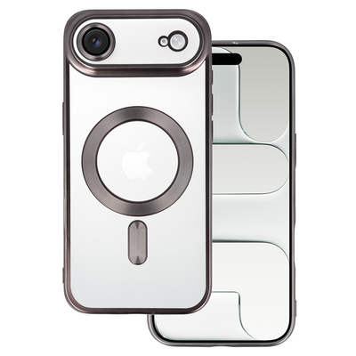 Husa Metallic Magsafe pentru iPhone 17 Air Titanium