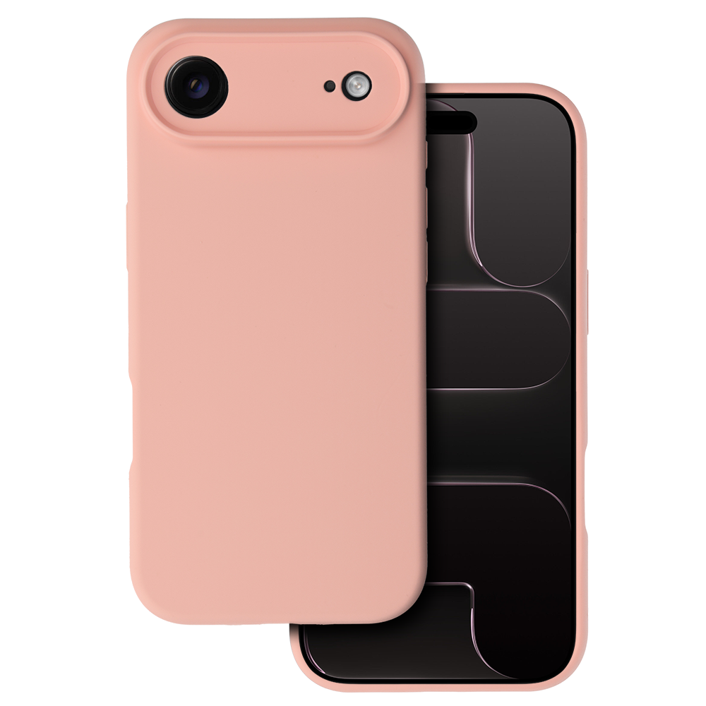 Husa Silicone Lite pentru iPhone 17 Air Peach