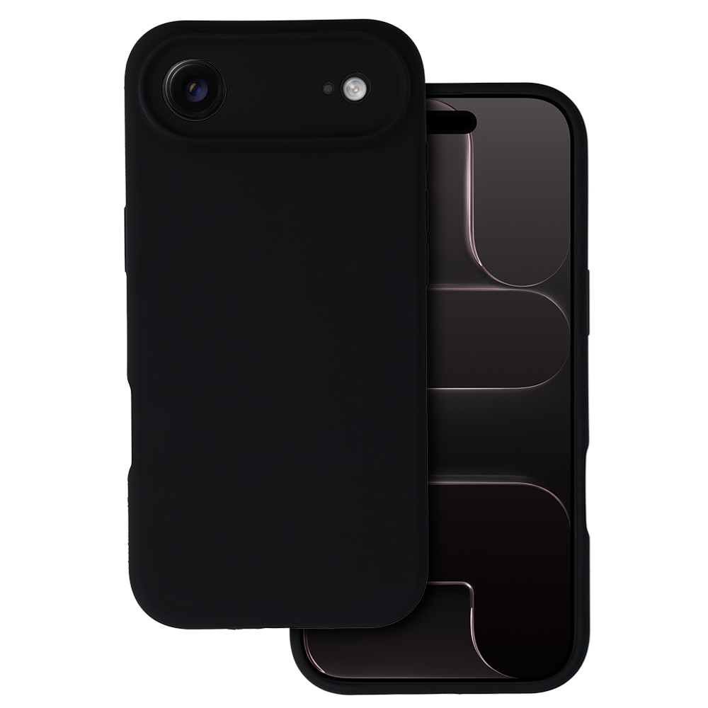 Husa Silicone Lite pentru iPhone 17 Air Negru
