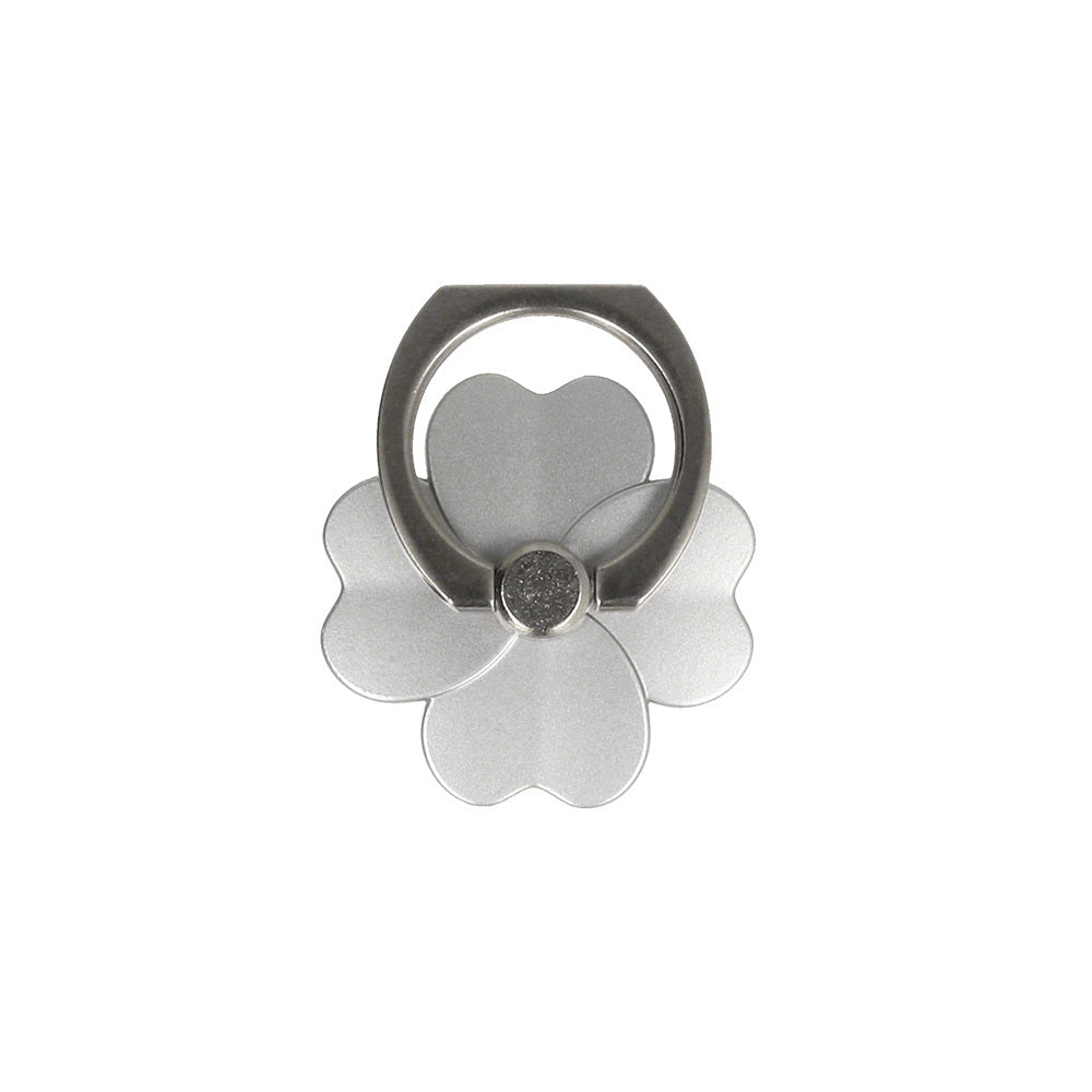 Suport Ring Flower - Argintiu