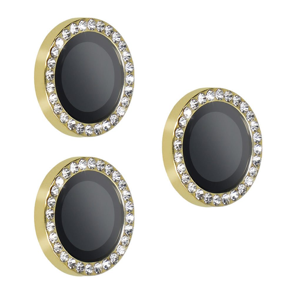Folie sticla Hard Diamond pentru Camera (lentila) pentru iPhone 17 Pro/17 Pro Max Auriu (lentila 3 Pieces)