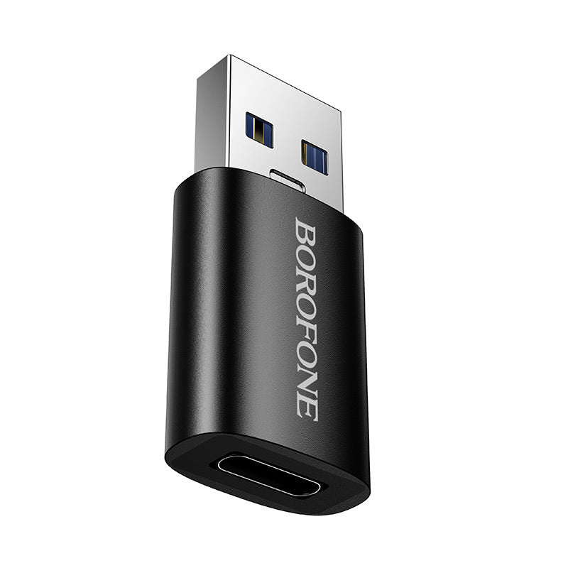 Adaptor Borofone Bv26b - USB To Type C - Negru