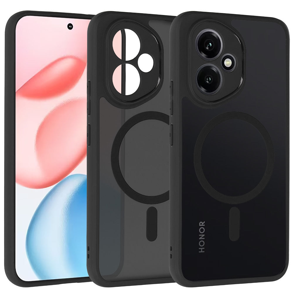 Husa Full mat Mag pentru Honor 400 Pro 5G Negru