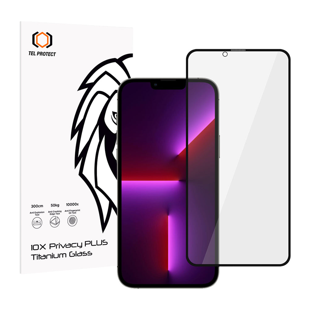 Folie sticla Tel Protect 10X Privacy Plus Titanium pentru iPhone 13 Pro Max/14 Plus (Envelope)