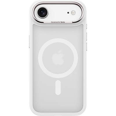 Husa Benks Magnetic Mist Metal Frame (0068) pentru iPhone 17 Air Alb (Camera Control Button)