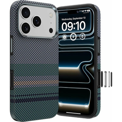 Husa Benks Magnetic Armor Pro Aurora Kevlar 600D (C069) pentru iPhone 17 Pro/18 Pro (Camera Control Button)