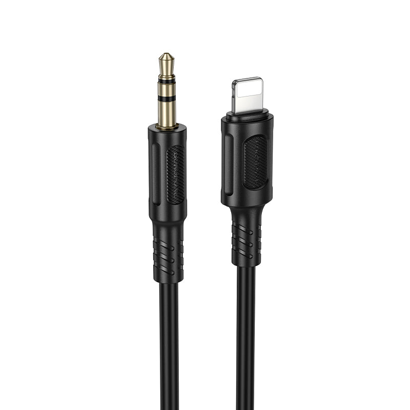 Cablu Borofone AUX Bl25 Nice - Lightning To Jack 3,5mm - 1 Metre Negru