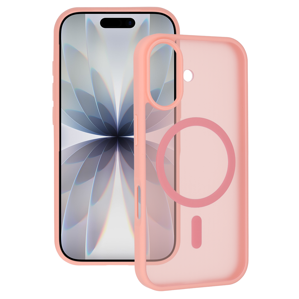 Husa Tel Protect Aura mat Magsafe pentru iPhone 17 Papaya