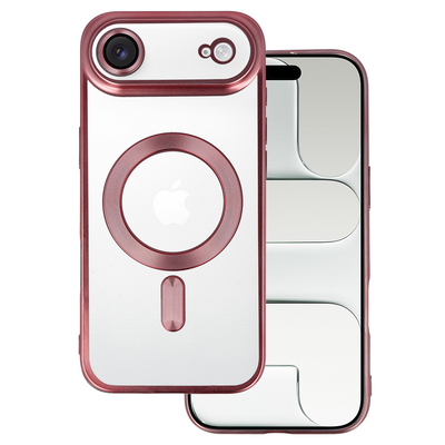 Husa Metallic Magsafe pentru iPhone 17 Air Roz