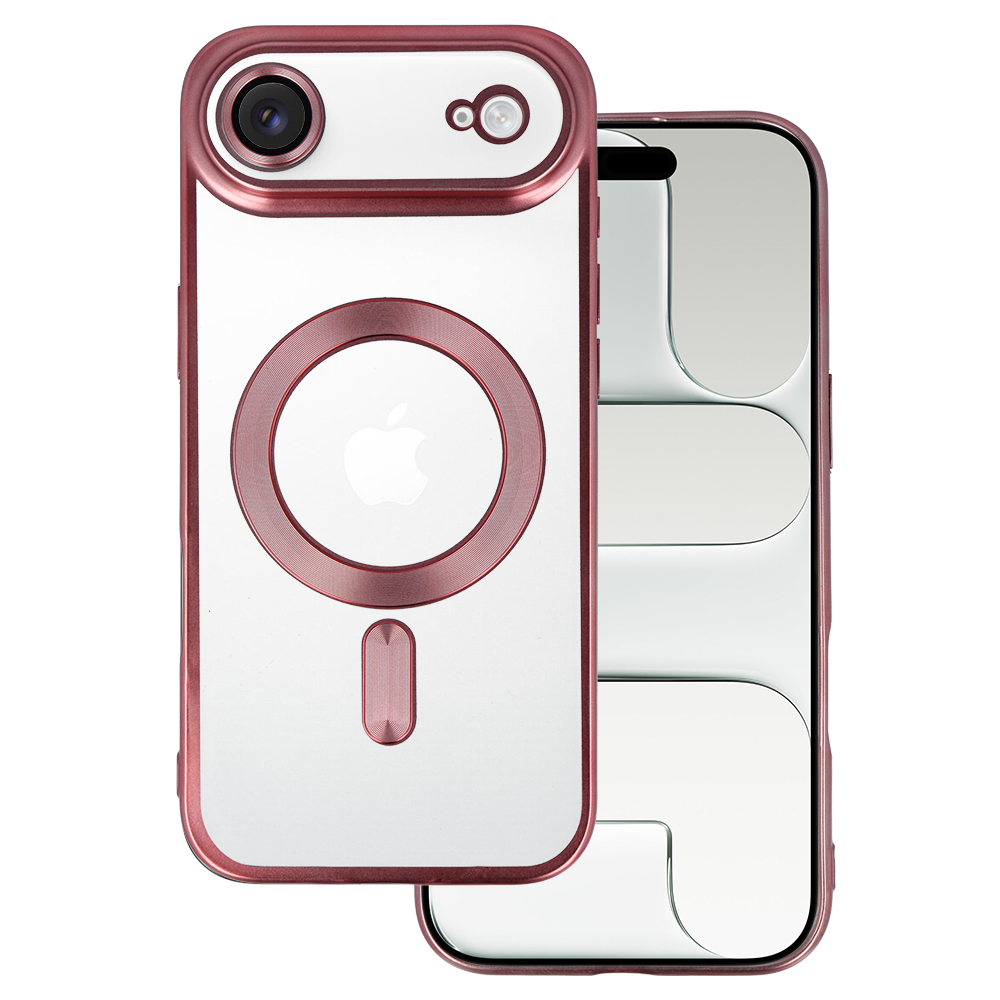 Husa Metallic Magsafe pentru iPhone 17 Air Roz