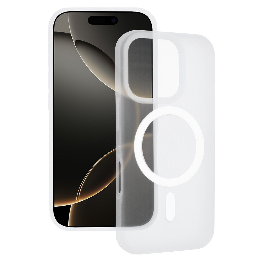 Husa Tel Protect Mist mat Magsafe pentru iPhone 16 Pro Transparent