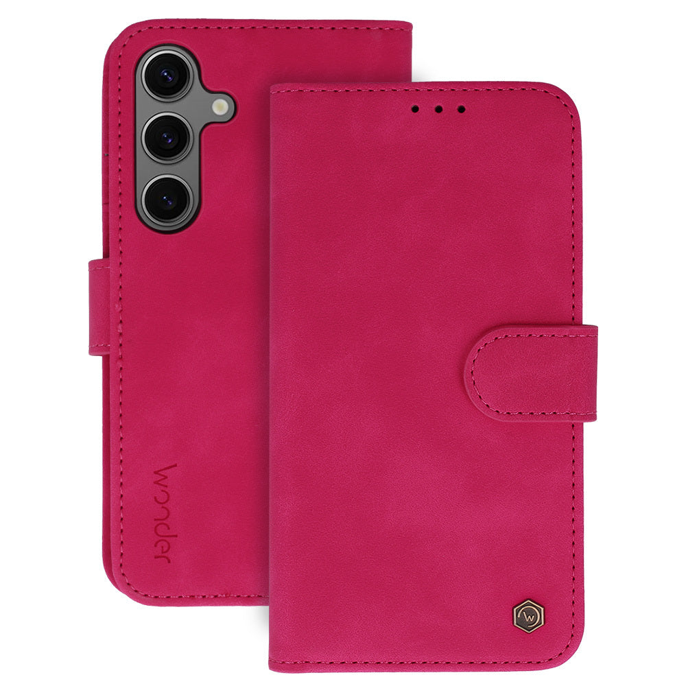 Husa Wonder Fancy pentru Samsung Galaxy S26 Plus Fuchsia