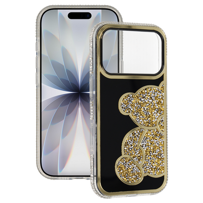 Husa Teddy Bear pentru Samsung Galaxy A57 5G Auriu