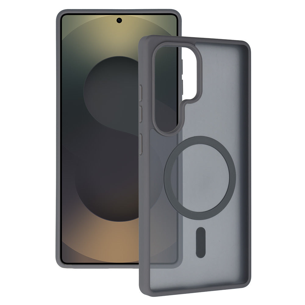 Husa Tel Protect Aura mat Magsafe pentru Samsung Galaxy S26 Plus Gri