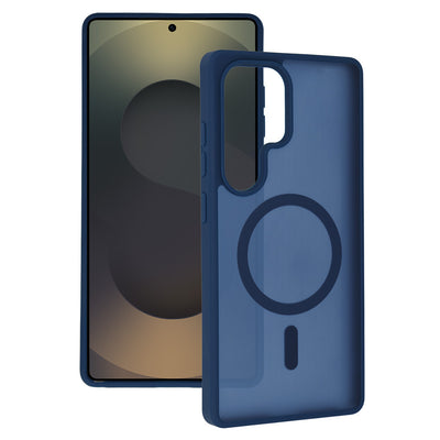 Husa Tel Protect Aura mat Magsafe pentru Samsung Galaxy S26 Plus Navy