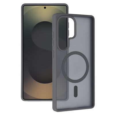 Husa Tel Protect Aura mat Magsafe pentru Samsung Galaxy S26 Ultra Gri