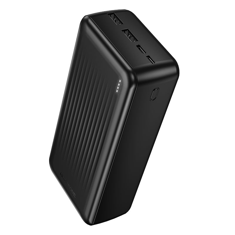 Acumulator extern Borofone 30000mAh Bj78b Clever - 2xUSB - Negru