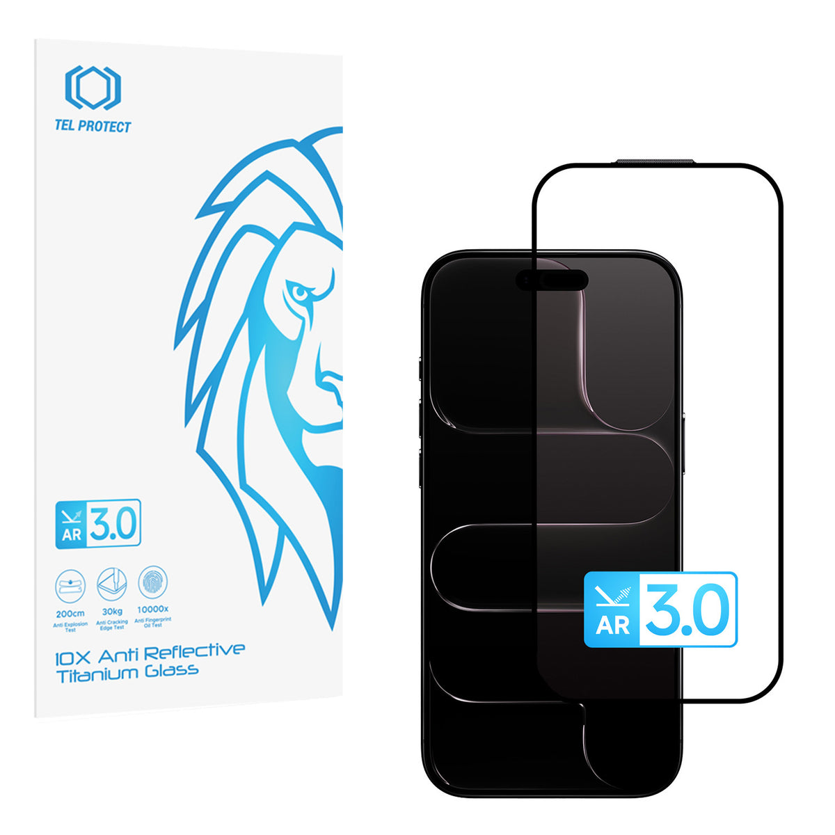Folie sticla Tel Protect 10X AR 3.0 Antireflective Titanium Foriphone 17 Air (Envelope)