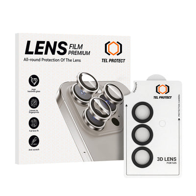 Folie sticla Tel Protect 3D lentila On Camera pentru Samsung Galaxy S26 Plus Negru (lentila 3 Pieces)