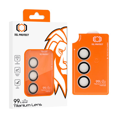 Folie sticla Tel Protect Titanium lentila 99% AR On Camera pentru Samsung Galaxy S26 Plus Transparent (lentila 3 Pcs)
