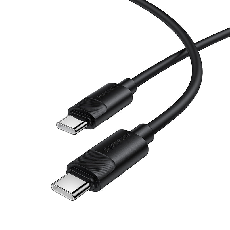 Cablu Borofone Bx123 Leya - Type C To Type C - PD 60W 3A 1 Metre Negru