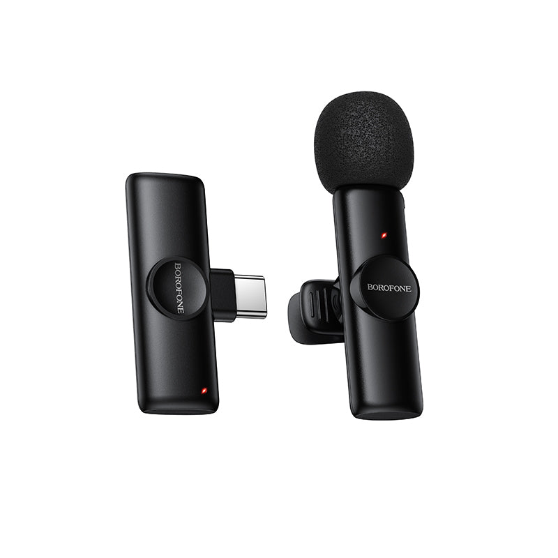 Casti Borofone Lavalier Wireless Microphone Bfk16 Winner Type C Negru