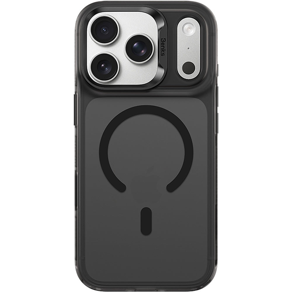 Husa Benks Magnetic Lucid Armor (K070) pentru iPhone 17 Pro Max/18 Pro Max Negru (Camera Control Button)