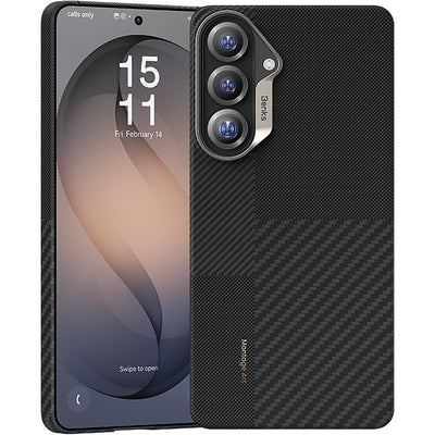 Husa Benks Montage Magnetic Armor Air Kevlar Metal Frame 600D+1500D (F049) pentru Samsung Galaxy S26 Plus Negru