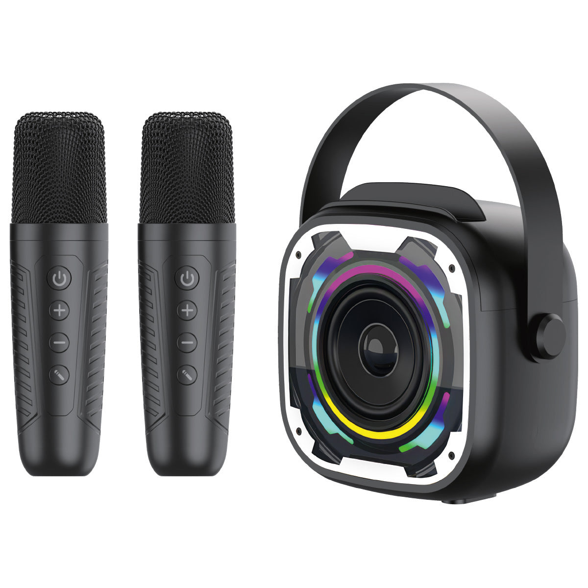 Boxa Blavec Portable Bluetooth Ws-08 Karaoke Idol - 8W cu 2 Microphones Negru