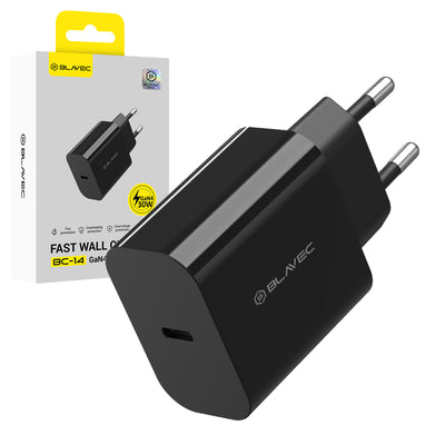 Incarcator priza Blavec Bc-14 Gan4 - Type C - PD QC 30W 3A (Tcbc14g4-cb303a) Negru