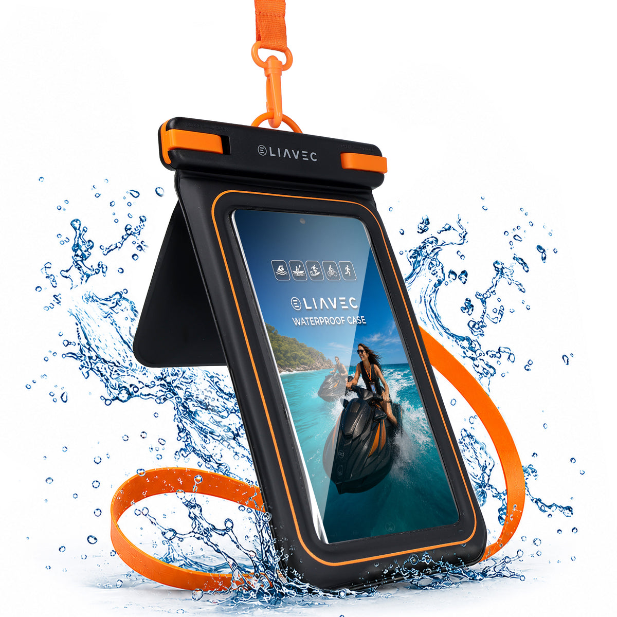 Husa Liavec Aqua Universal Waterproof cu Airbag & Pocket