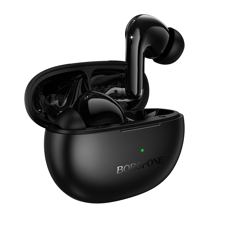 Casti Borofone TWS Bluetooth Fq16 Star ANC+ENC Smart AI Negru