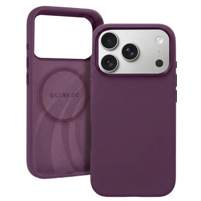 Husa Liavec Silky cu Metal Camera Frame pentru iPhone 18 Pro/17 Pro Mov