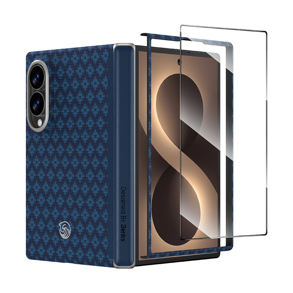Husa Benks Magnetic Armor Grid Air Grand Combo (C.k.fl.sa.be.s060) Do Samsung Galaxy Z Fold 8 Albastru