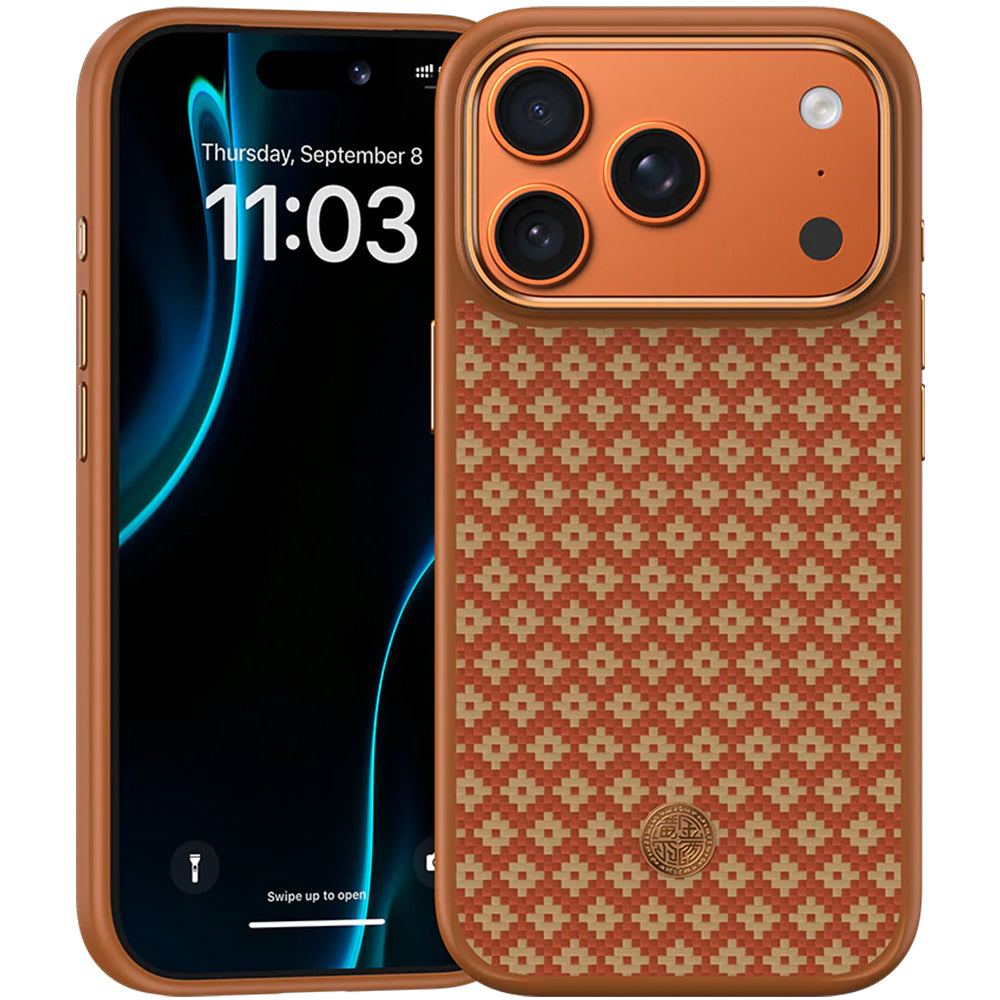 Husa Benks Magnetic Armor Pro Armor Grid Kevlar Metal Frame 600D (C.k.fl.ap.gd.f070) pentru iPhone 17 Pro Max/18 Pro Max