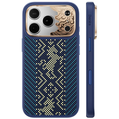 Husa Benks Magnetic Armor Pro Knight Kevlar Metal Frame (C.k.fl.ap.gd.bc72) pentru iPhone 18 Pro/17 Pro Albastru (Camera