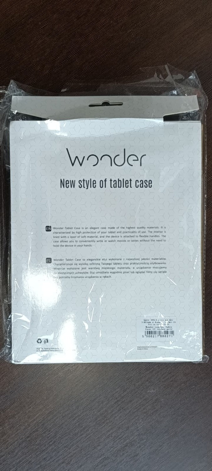 Husa Wonder piele tableta 13 Inches Auriu (Damaged Packaging)