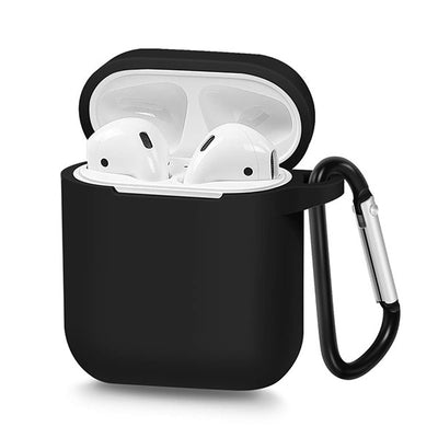 Husa Silicone pentru AirPods Type 1 - Negru