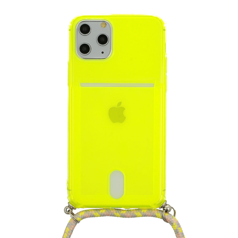 Husa Curea Fluo pentru iPhone 12 Mini Lime