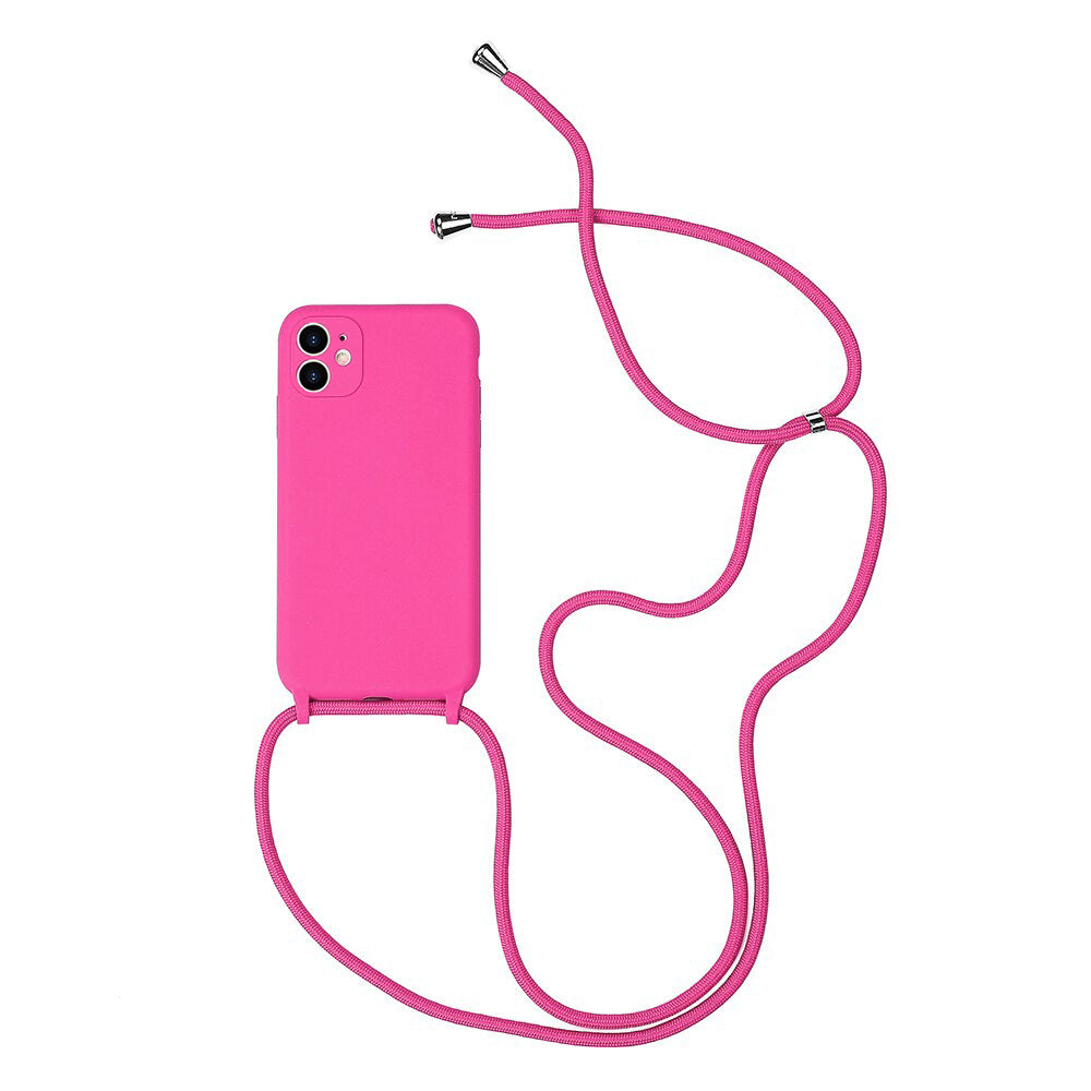 Husa Curea Silicone pentru iPhone 11 Pro Roz