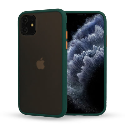 Husa Vennus Color Button Bumper pentru Samsung Galaxy S21 Plus Verde