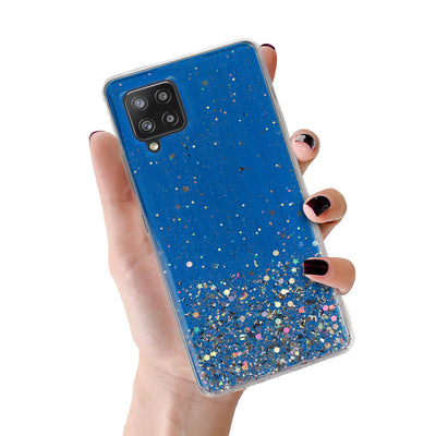 Husa Brilliant Transparent pentru Samsung Galaxy A42 5G Navy