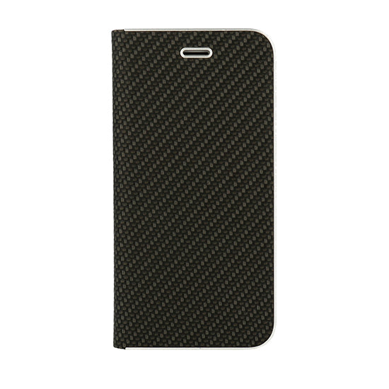 Husa Vennus Book Carbon cu Frame pentru iPhone 11 Pro Negru