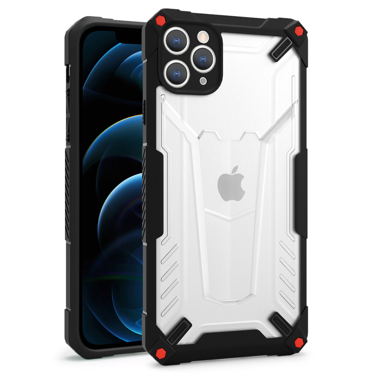 Husa Tel Protect Hybrid pentru iPhone 12 Pro Max Negru