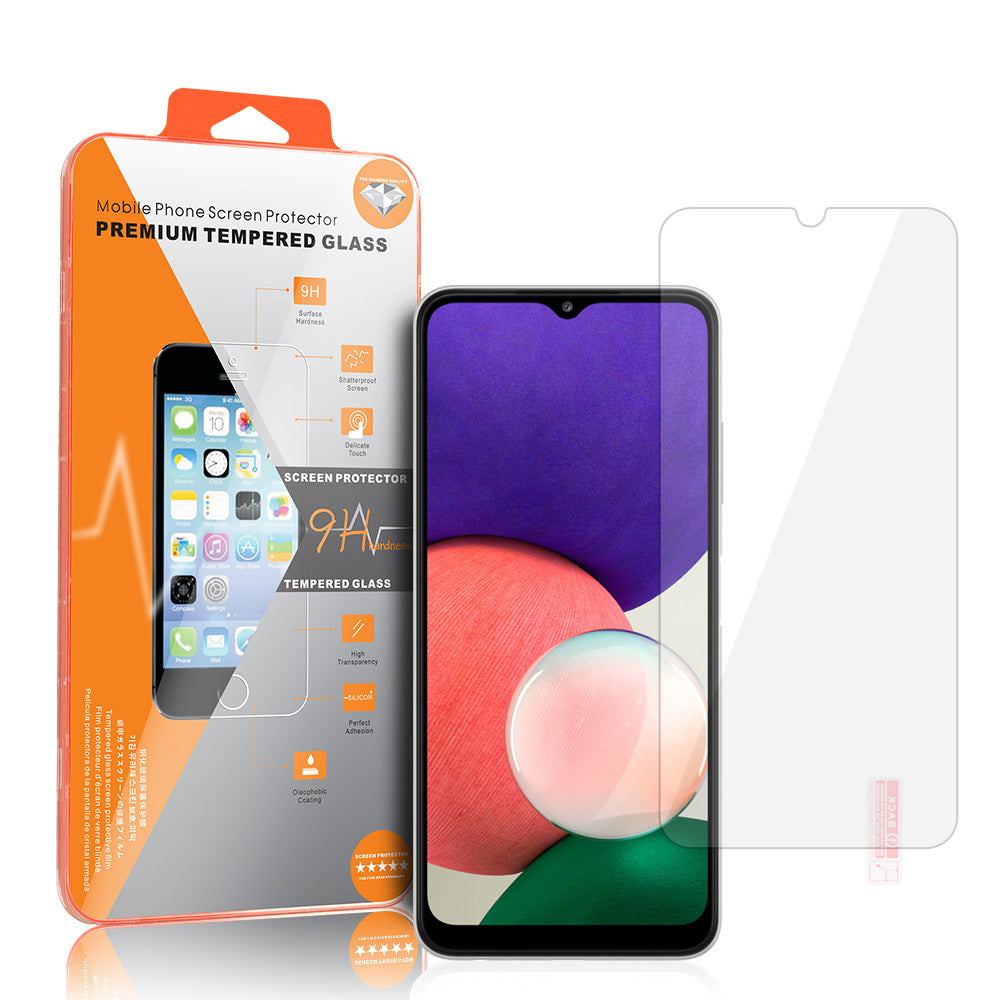 Folie sticla Portocaliu pentru Samsung Galaxy A22 4G/M22 4G