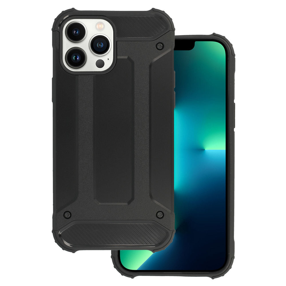 Husa Armor Carbon pentru iPhone 13 Pro Negru